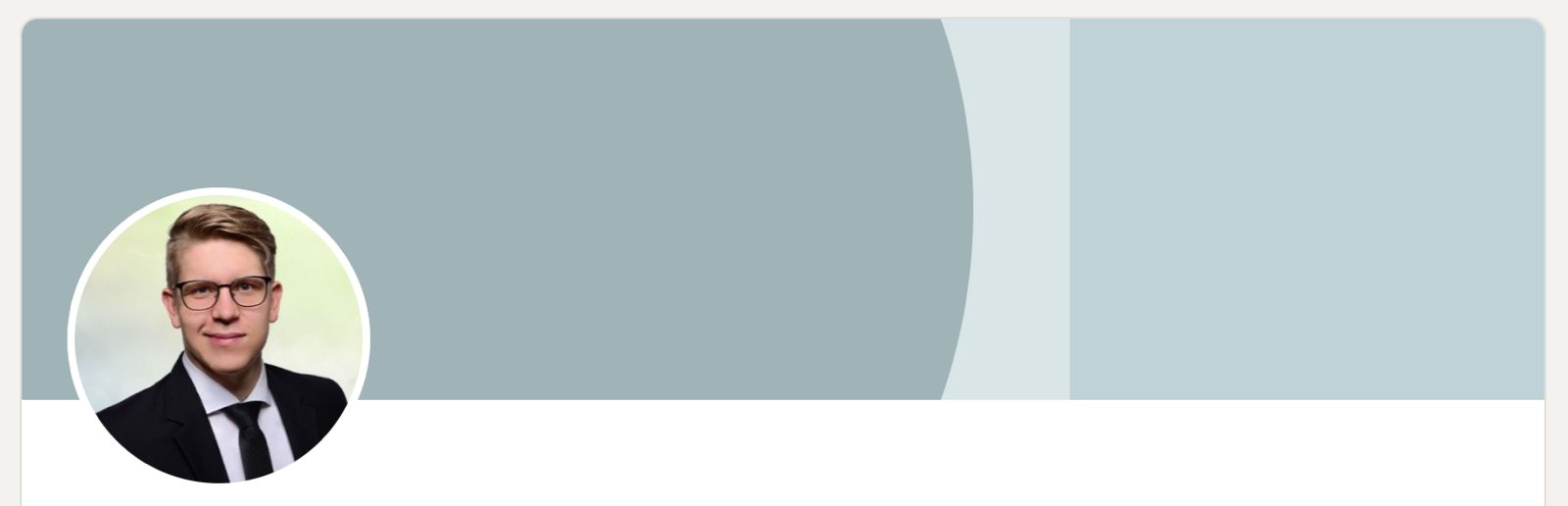 LinkedIn-Profil ohne Banner