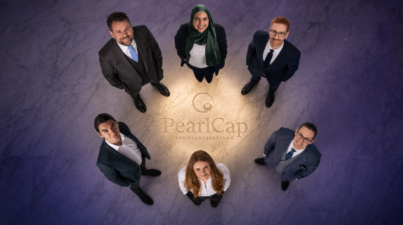 Team-Kreis um PearlCap-Logo